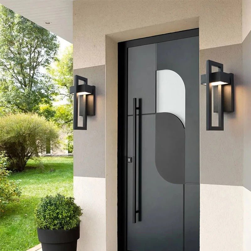 Utomhusvägglampa i aluminium