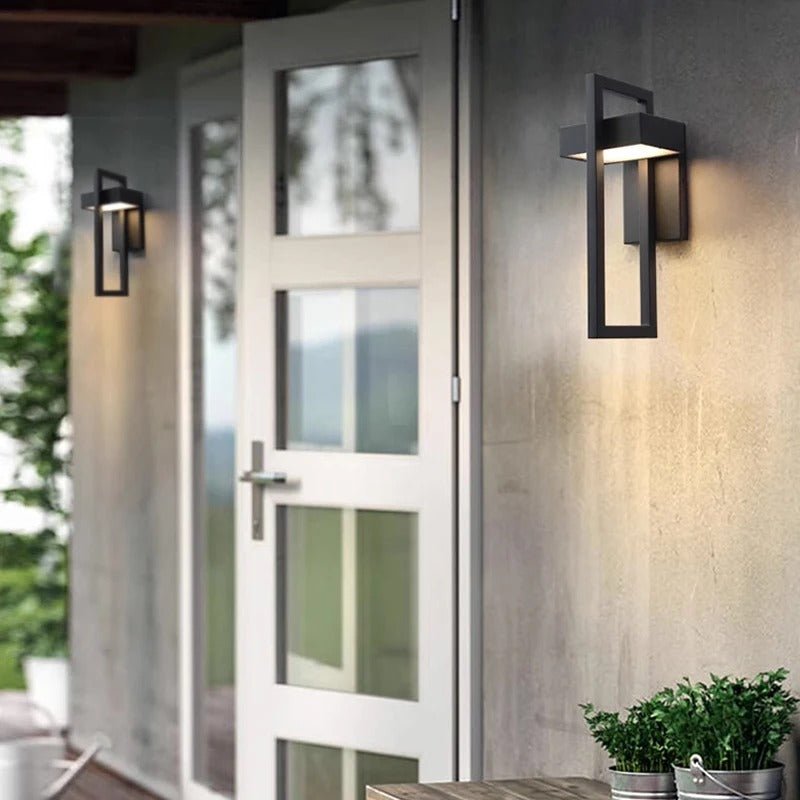 Utomhusvägglampa i aluminium