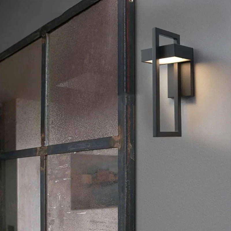 Utomhusvägglampa i aluminium