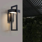 Utomhusvägglampa i aluminium