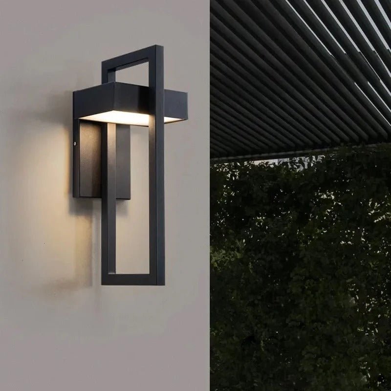 Utomhusvägglampa i aluminium