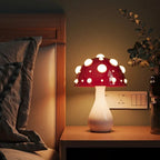 Bordslampa formad som en svamp