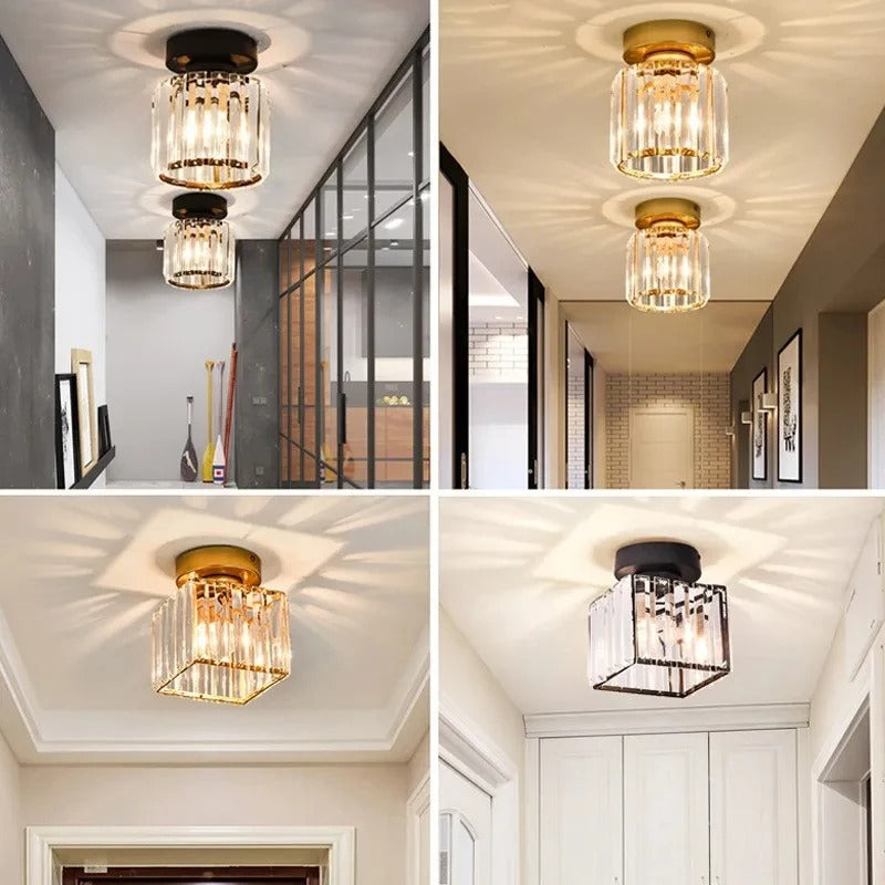 Plafond med kristallkupa