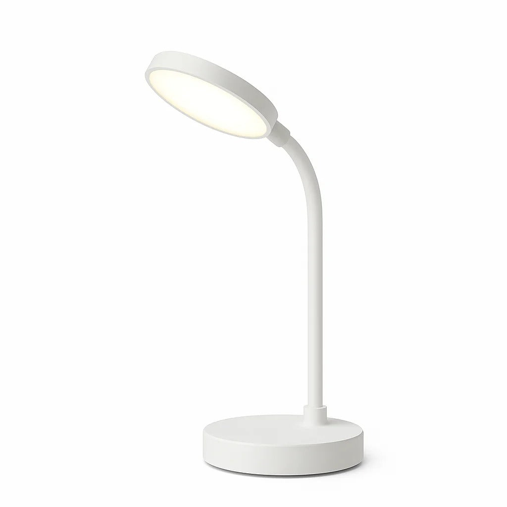 Skrivbordslampa med böjbar hals