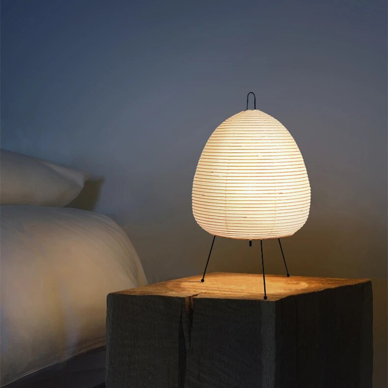 Bordslampa i rispapper