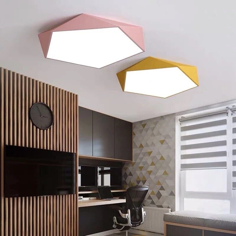 Geometrisk taklampa