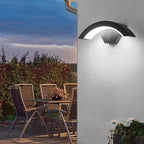 Bågformad utomhusvägglampa