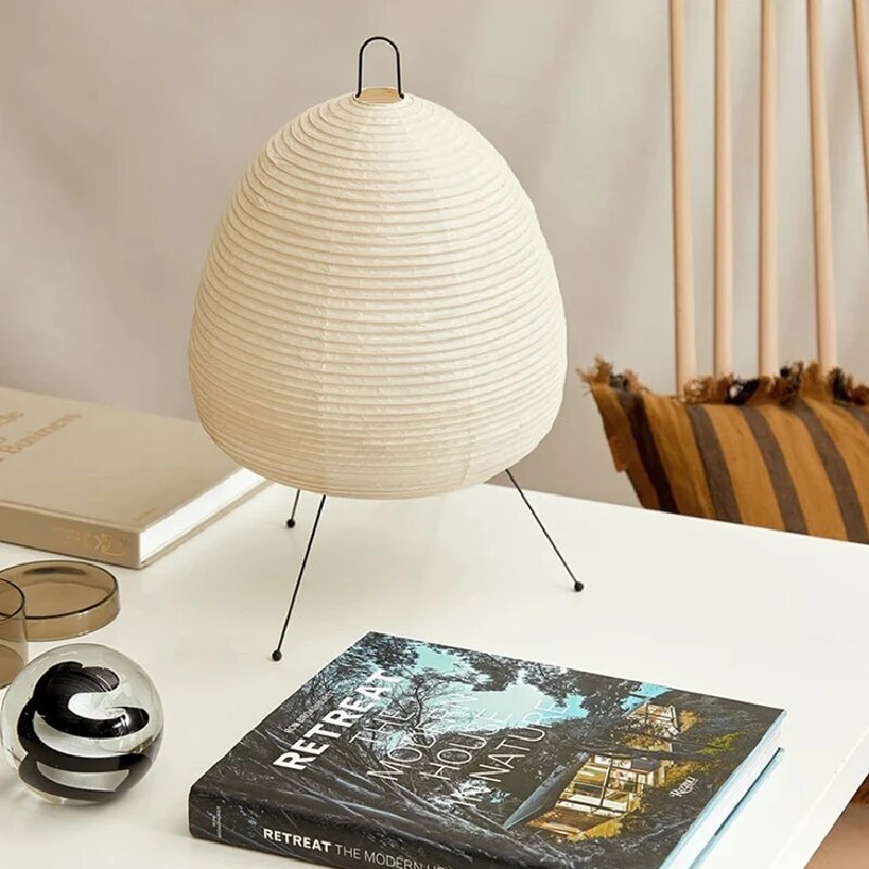 Bordslampa i rispapper