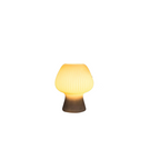 Bordslampa i räfflat glas