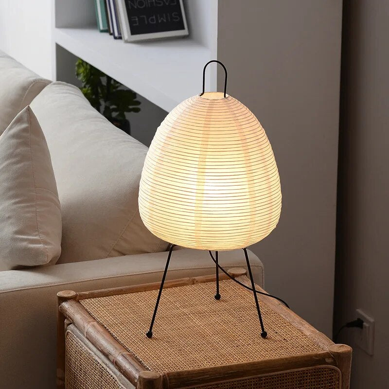 Bordslampa i rispapper